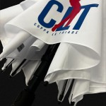 ombrello personalizzato con manico dritto diametro 135 bianco