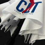 ombrello personalizzato con manico dritto diametro 135 bianco