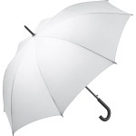 ombrello personalizzato a manico curvo in colore bianco