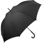 ombrello personalizzato a manico curvo in colore nero