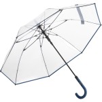 ombrello personalizzato trasparente con profili blu navy