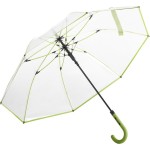 ombrello personalizzato trasparente con profili verdi