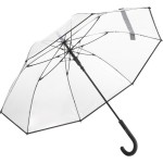 ombrello personalizzato trasparente con profili neri