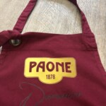 grembiule personalizzato regolabile dettaglio