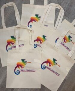 shopper cotone personalizzate panna