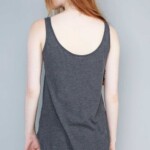 canotte stampate extra long donna