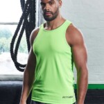 canottiera personalizzata active dry uomo lime