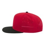 cappello visiera piatta personalizzato red