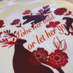 felpa personalizzata donna organica girocollo stampa