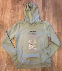 felpa personalizzata organica girocollo donna
