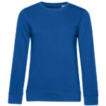 felpa personalizzata organica girocollo donna blu