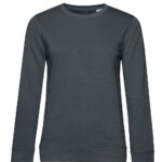 felpa personalizzata organica girocollo donna nera