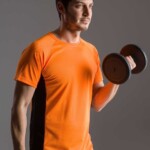 maglietta personalizzata air uomo arancione