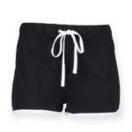 pantaloncini personalizzati bicolor da donna black pantaloncini personalizzati bicolor da donna black