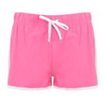 pantaloncini personalizzati bicolor da donna pink pantaloncini personalizzati bicolor da donna pink