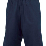 pantaloncino personalizzato in cotone navy