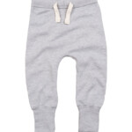 pantaloni felpati personalizzati da neonato grey
