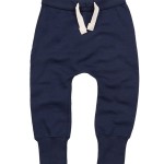 pantaloni felpati personalizzati da neonato navy