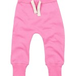 pantaloni felpati personalizzati da neonato rosa