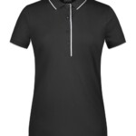 polo team nera strisce argento