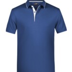 polo team strisce bianche navy