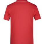 polo team strisce bianche rossa retro