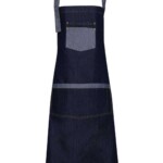 grembiule personalizzato denim blu