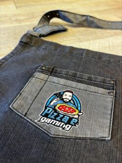 grembiule personalizzato denim stampa