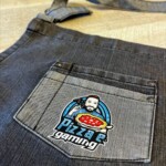 grembiule personalizzato denim stampa