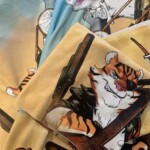 telo mare personalizzato tigre