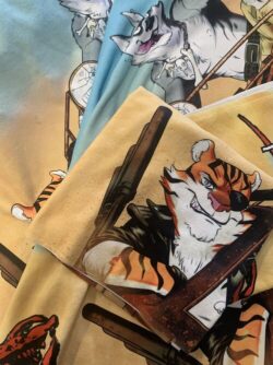 telo mare personalizzato tigre
