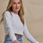 crop lunga maglietta personalizzata